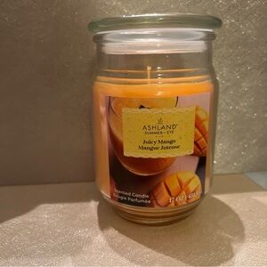 Ashland Mango Delight Scented Candle - Vibrant Orange. NEW. 17 oz.
